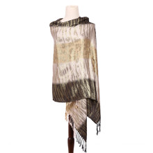 Lenço Long Mulher Elegante Pashmina Jacquard Shawl